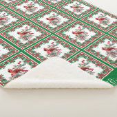 Rote Mockingvogel Poinsettia Grenzen Gewohnheitsre Sherpadecke (3/4)