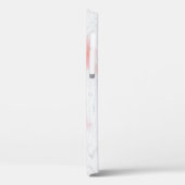 Rote Mohn auf weiß gekalktem Holz Case-Mate iPhone Hülle (Rückseite / Links)