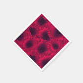 Rote Mohn, Serviette (Ecke)