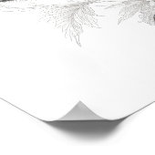 Rote Mohnblume Blume Poster (Ecke)