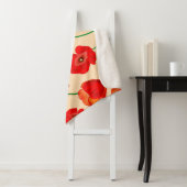 Rote Mohnblume Blume Sherpadecke (Beispiel)