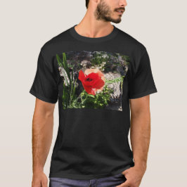 Rote Mohnblume T-Shirt