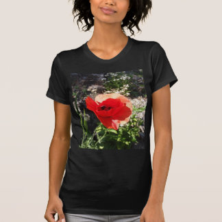 Rote Mohnblume T-Shirt