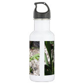 Rote Mohnblume Trinkflasche (Rückseite)