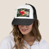 Rote Mohnblume Truckerkappe (Beispiel)