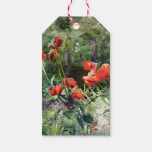 Rote Mohnblume (von Mildred Anne Butler) Geschenkanhänger