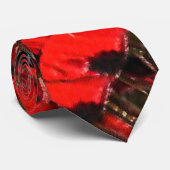 Rote Mohnblumen auf fantastische Krawatten (Gerollt)