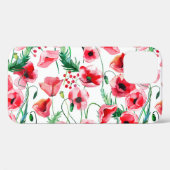 Rote Mohnblumen: Blumenbilder in Aquarellen Case-Mate iPhone Hülle (Rückseite (Horizontal))