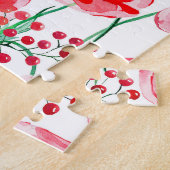 Rote Mohnblumen: Blumenbilder in Aquarellen Puzzle (Seite)