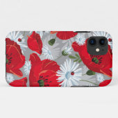 Rote Mohnblumen Case-Mate iPhone Hülle (Rückseite (Horizontal))