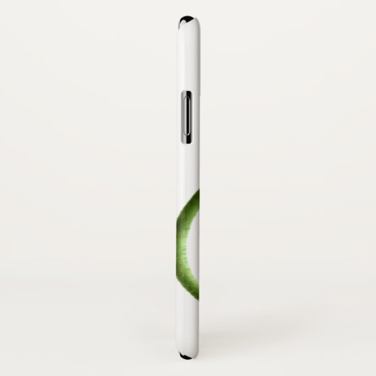 Rote Mohnblumen-Einfachheit Case-Mate iPhone Hülle (Hinten/Rechts)