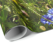 Rote Mohnblumen Geschenkpapier (Rolleneckpunkt)