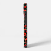 Rote Mohnblumen iPhone Hülle (Linke Seite)