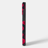 Rote Mohnblumen iPhone Hülle (Linke Seite)