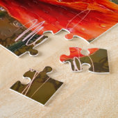 Rote Mohnblumen Puzzle (Seite)
