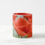 Rote Mohnblumen Tasse (Zentrum)