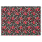 Rote Mohnblumen Tischdecke (Vorderseite (Horizontal))
