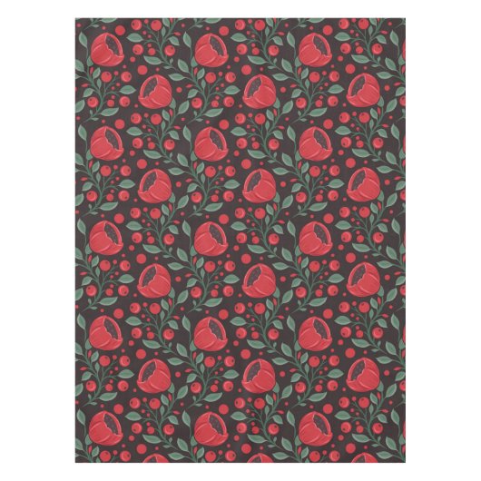 Rote Mohnblumen Tischdecke (Vorderseite)