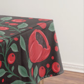 Rote Mohnblumen Tischdecke (Beispiel)