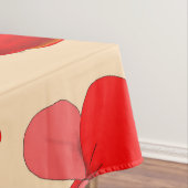 Rote Mohnblumen Tischdecke (Beispiel)