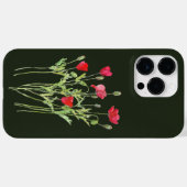 Rote Mohnblüte, Sommerwiese, wilde Blume Case-Mate iPhone Hülle (Rückseite (Horizontal))