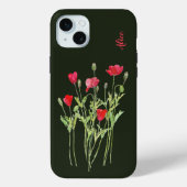 Rote Mohnblüte, Sommerwiese, wilde Blume Case-Mate iPhone Hülle (Rückseite)