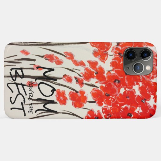 Rote Mohnfelder Case-Mate iPhone Hülle (Rückseite (Horizontal))