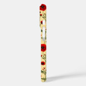 Rote Mohnmuster Case-Mate iPhone Hülle (Rückseite / Links)