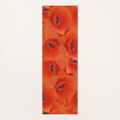 Rote Mohnmuster Yogamatte (Vorderseite)