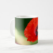 Rote Mohnsamen Tasse (Vorderseite Links)