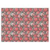 Rote Mohntischdecke Tischdecke (Vorderseite (Horizontal))