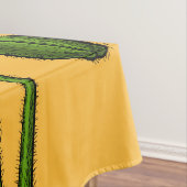 Rote Mohnzeichnung Tischdecke (Beispiel)