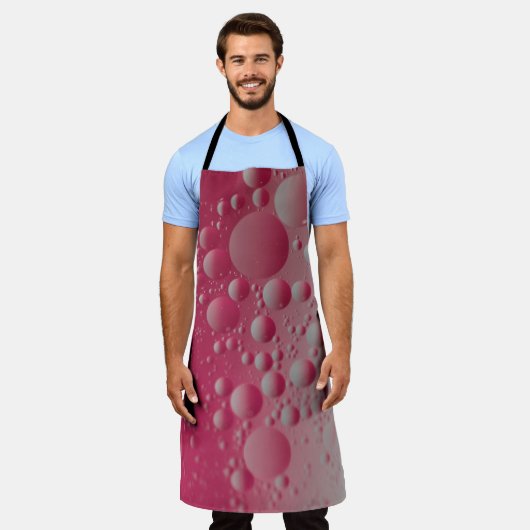 Rote Moleküldarstellung Schürze (Getragen)