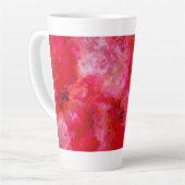 Rote monochromatische Texturen Milchtasse (Linke Ecke)