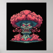 Rote Monster-Explosion-Wandkunst Poster (Vorne)