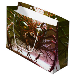 Rote Monster Halloween-Geschenktüte Große Geschenktüte