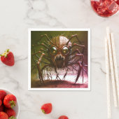 Rote Monster Halloween Servietten (Beispiel)