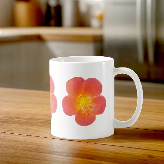 Rote Moosrosen-Tasse Kaffeetasse
