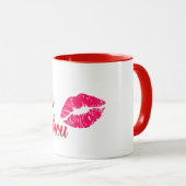 Rote Mug-Kuckuck-Zimmertasse Tasse (VorderseiteRechts)