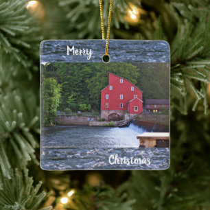 Rote Mühle Keramikornament