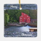 Rote Mühle Keramikornament (Vorderseite)