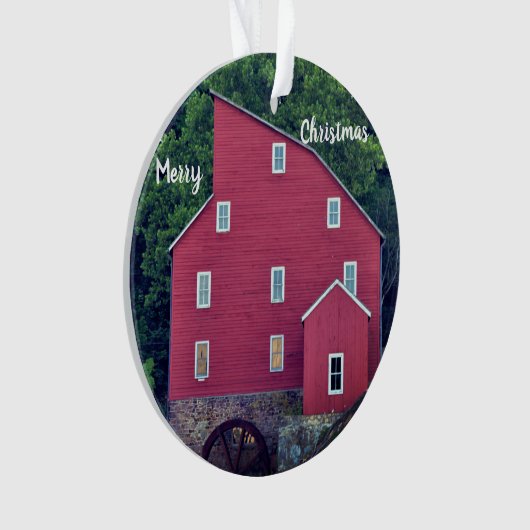 Rote Mühle Ornament (Vorderseite)