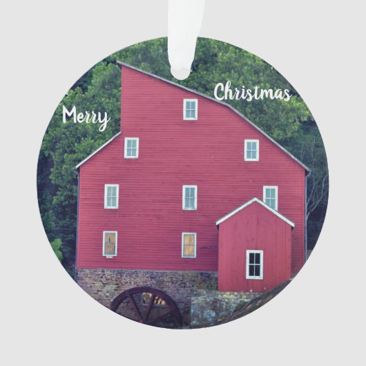 Rote Mühle Ornament (Vorderseite)