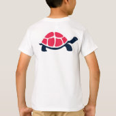 Rote Muschel T-Shirt (Rückseite)