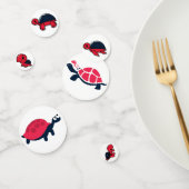 Rote Muschel Turtle Table Confetti Konfetti (Gruppe)