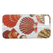 Rote Muscheln Case-Mate iPhone Hülle (Rückseite (Horizontal))