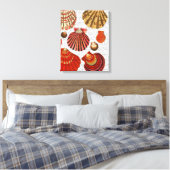 Rote Muscheln Leinwanddruck (Insitu (Schlafzimmer))