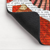 Rote Muscheln Mousepad (Ecke)