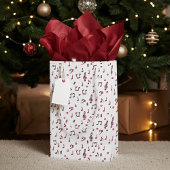 Rote Musik Kleine Geschenktüte