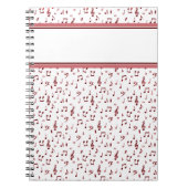 Rote Musik Notizblock (Vorderseite)